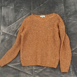 BB Dakota Rusty Brown Crew Neck Sweater